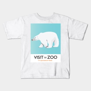 Visit The Zoo Polar Bear Kids T-Shirt